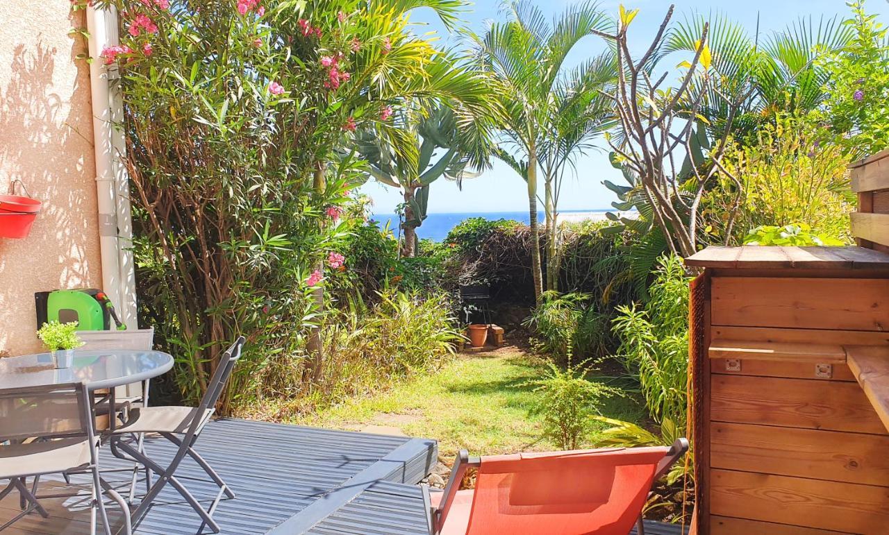 Le Jardin Des Tuit Tuit * Vue Mer * Cozy Saint-Leu Eksteriør bilde
