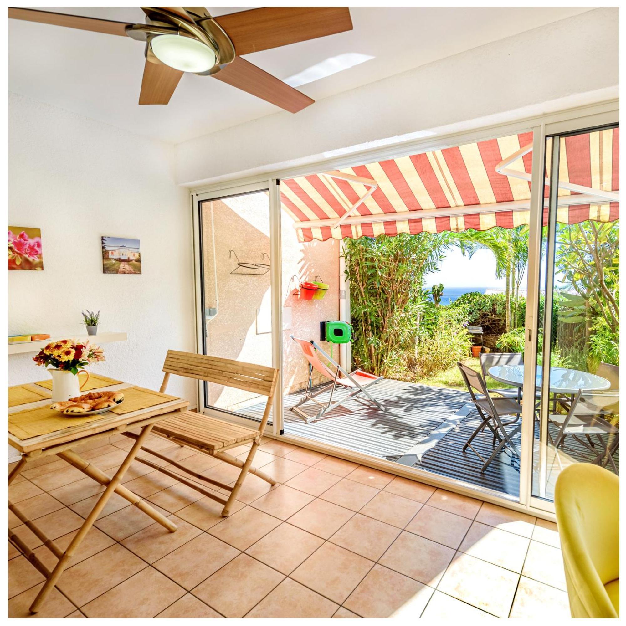 Le Jardin Des Tuit Tuit * Vue Mer * Cozy Saint-Leu Eksteriør bilde